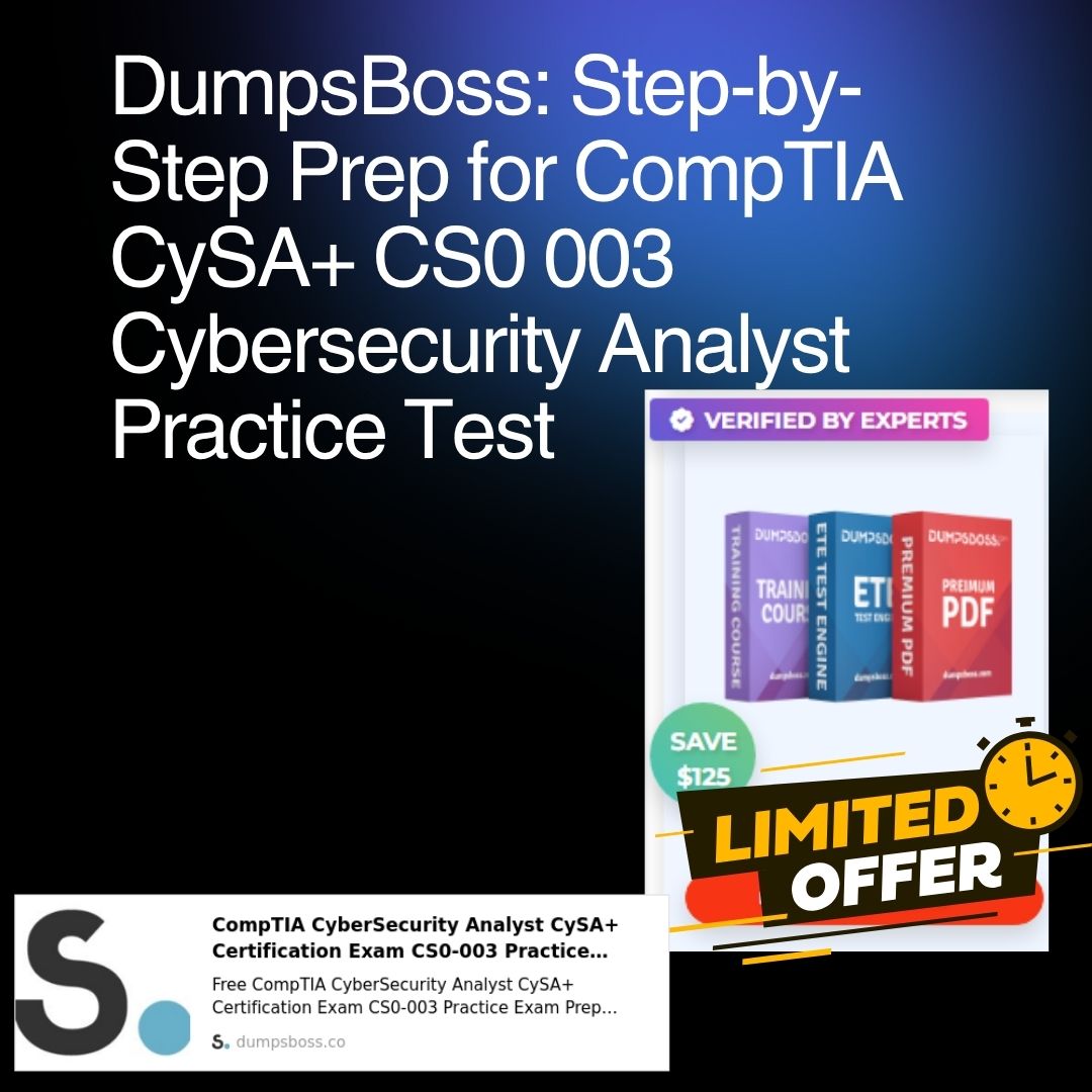 CompTIA CySA+ CS0 003 Cybersecurity Analyst Practice Test , Smart Prep ...